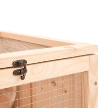 Hamsterkäfig 81x40x60 cm Massivholz Tanne