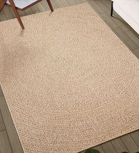 Teppich ZIZUR 120x170 cm Jute-Optik Indoor und Outdoor