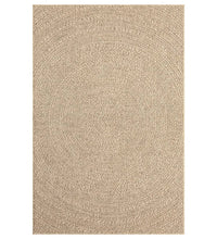 Teppich ZIZUR 120x170 cm Jute-Optik Indoor und Outdoor