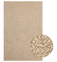 Teppich ZIZUR 200x290 cm Jute-Optik Indoor und Outdoor