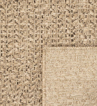 Teppich ZIZUR 200x290 cm Jute-Optik Indoor und Outdoor