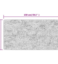 Teppich Waschbar Mehrfarbig 80x150 cm Rutschfest