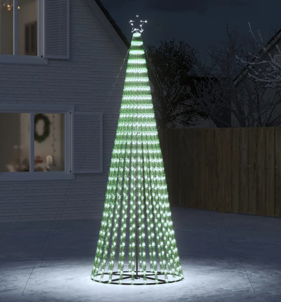 Weihnachtsbaum Kegelform 688 LEDs Kaltweiß 300 cm