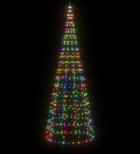 LED-Weihnachtsbaum für Fahnenmast 550 LEDs Mehrfarbig 300 cm