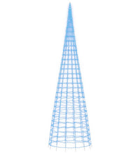 LED-Weihnachtsbaum für Fahnenmast 3000 LEDs Blau 800 cm