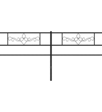 Kopfteil Metall Schwarz 180 cm