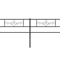 Kopfteil Metall Schwarz 200 cm