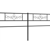 Kopfteil Metall Schwarz 200 cm