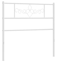 Kopfteil Metall Weiß 80 cm