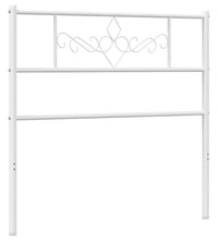 Kopfteil Metall Weiß 100 cm