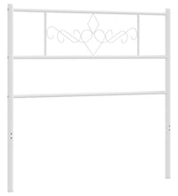 Kopfteil Metall Weiß 100 cm