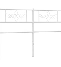 Kopfteil Metall Weiß 160 cm