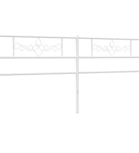 Kopfteil Metall Weiß 180 cm