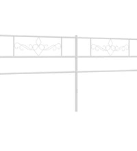Kopfteil Metall Weiß 180 cm