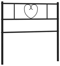 Kopfteil Metall Schwarz 100 cm