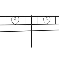 Kopfteil Metall Schwarz 193 cm