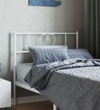 Kopfteil Metall Weiß 80 cm