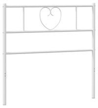 Kopfteil Metall Weiß 107 cm