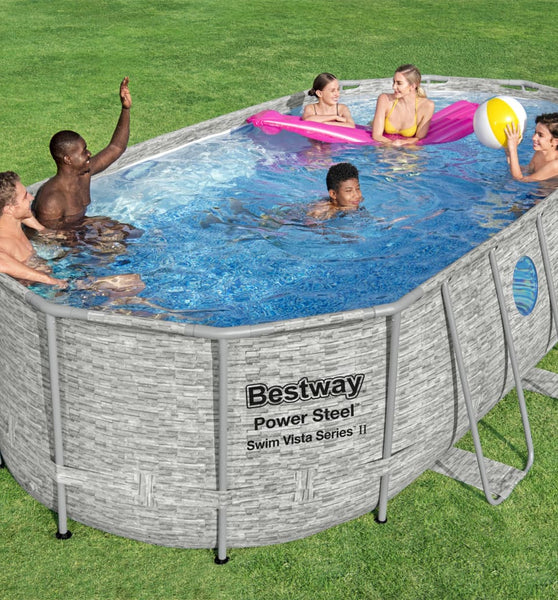 Bestway Pool-Set Power Steel Swim Vista Serie 549x274x122 cm