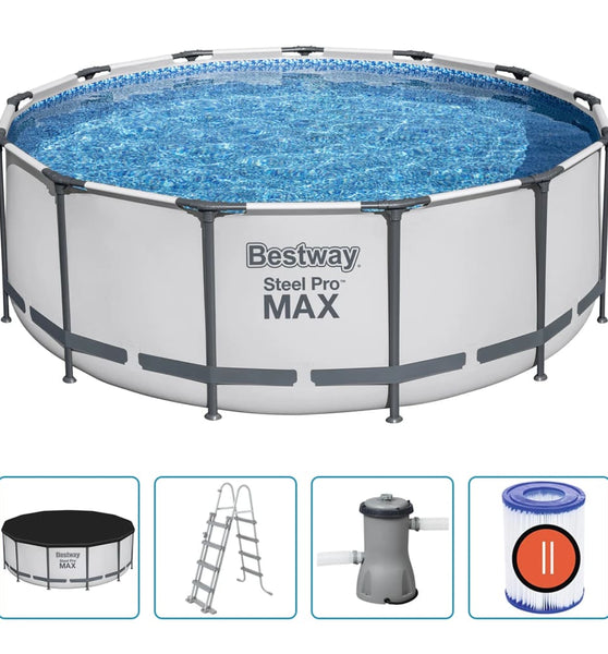 Bestway Steel Pro MAX Rund Pool Set 396x122 cm
