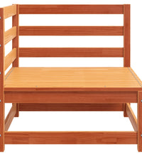Garten-Ecksofa Wachsbraun 70x70x67 cm Massivholz Kiefer