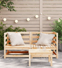 Garten-Ecksofas 2 Stk. 70x70x67 cm Massivholz Kiefer