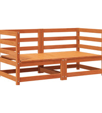 Garten-Ecksofas 2 Stk. Wachsbraun 70x70x67 cm Massivholz Kiefer