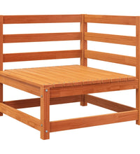 Garten-Ecksofas 2 Stk. Wachsbraun 70x70x67 cm Massivholz Kiefer