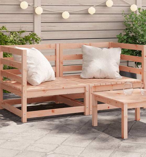 Garten-Ecksofas 2 Stk. 70x70x67 cm Massivholz Douglasie