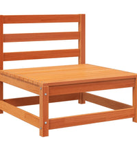 Gartensofa ohne Armlehnen Wachsbraun 70x70x67 cm Massivholz