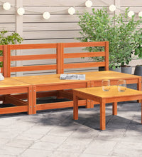 Gartensofas ohne Armlehnen 2 Stk. Wachsbraun Massivholz Kiefer