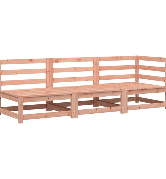 Gartensofa 3-Sitzer Massivholz Douglasie