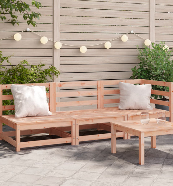 Gartensofa 3-Sitzer Massivholz Douglasie