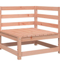 Gartensofa mit Hocker 2-Sitzer Massivholz Douglasie