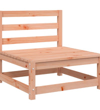 Gartensofa mit Hocker 2-Sitzer Massivholz Douglasie