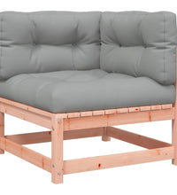 Garten-Ecksofa mit Kissen Massivholz Douglasie