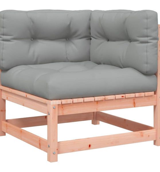 Garten-Ecksofa mit Kissen Massivholz Douglasie