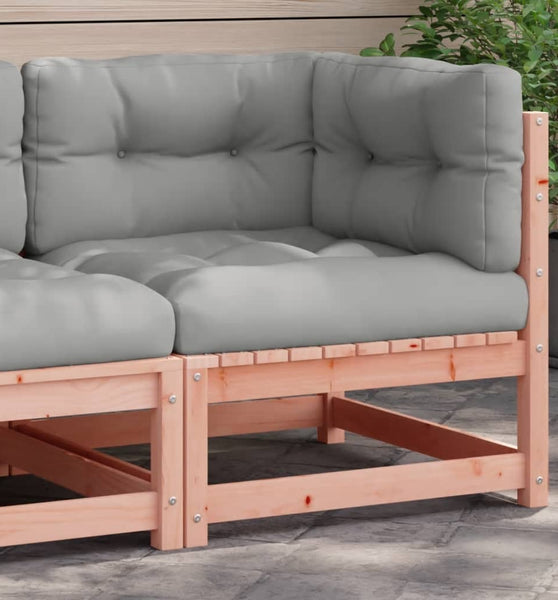 Garten-Ecksofa mit Kissen Massivholz Douglasie