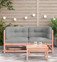 Garten-Ecksofas mit Kissen 2 Stk. Massivholz Douglasie