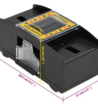 Automatischer Kartenmischer Schwarz 2 Decks