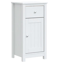 Badschrank BERG Weiß 40x34x80 cm Massivholz Kiefer