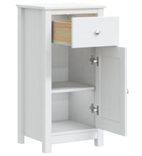 Badschrank BERG Weiß 40x34x80 cm Massivholz Kiefer