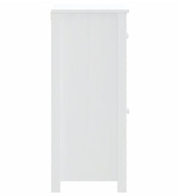 Badschrank BERG Weiß 40x34x80 cm Massivholz Kiefer