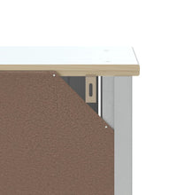 Badschrank BERG Weiß 69,5x34x80 cm Massivholz Kiefer