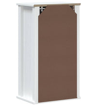 Bad-Wandschrank BERG Weiß 40x27x71,5 cm Massivholz Kiefer