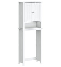 Toilettenschrank BERG Weiß 60x27x164,5 cm Massivholz