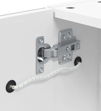 Spiegelschrank mit LED-Beleuchtung Weiß 45x13x52 cm