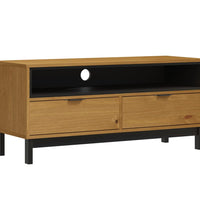 TV-Schrank FLAM 110x40x50 cm Massivholz Kiefer