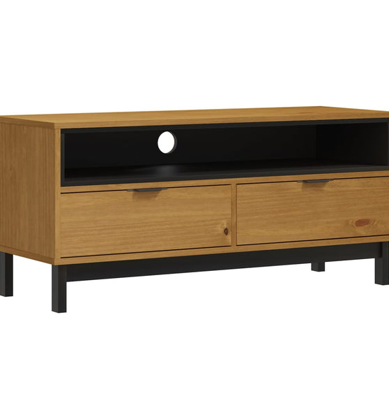 TV-Schrank FLAM 110x40x50 cm Massivholz Kiefer