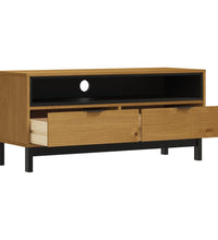 TV-Schrank FLAM 110x40x50 cm Massivholz Kiefer